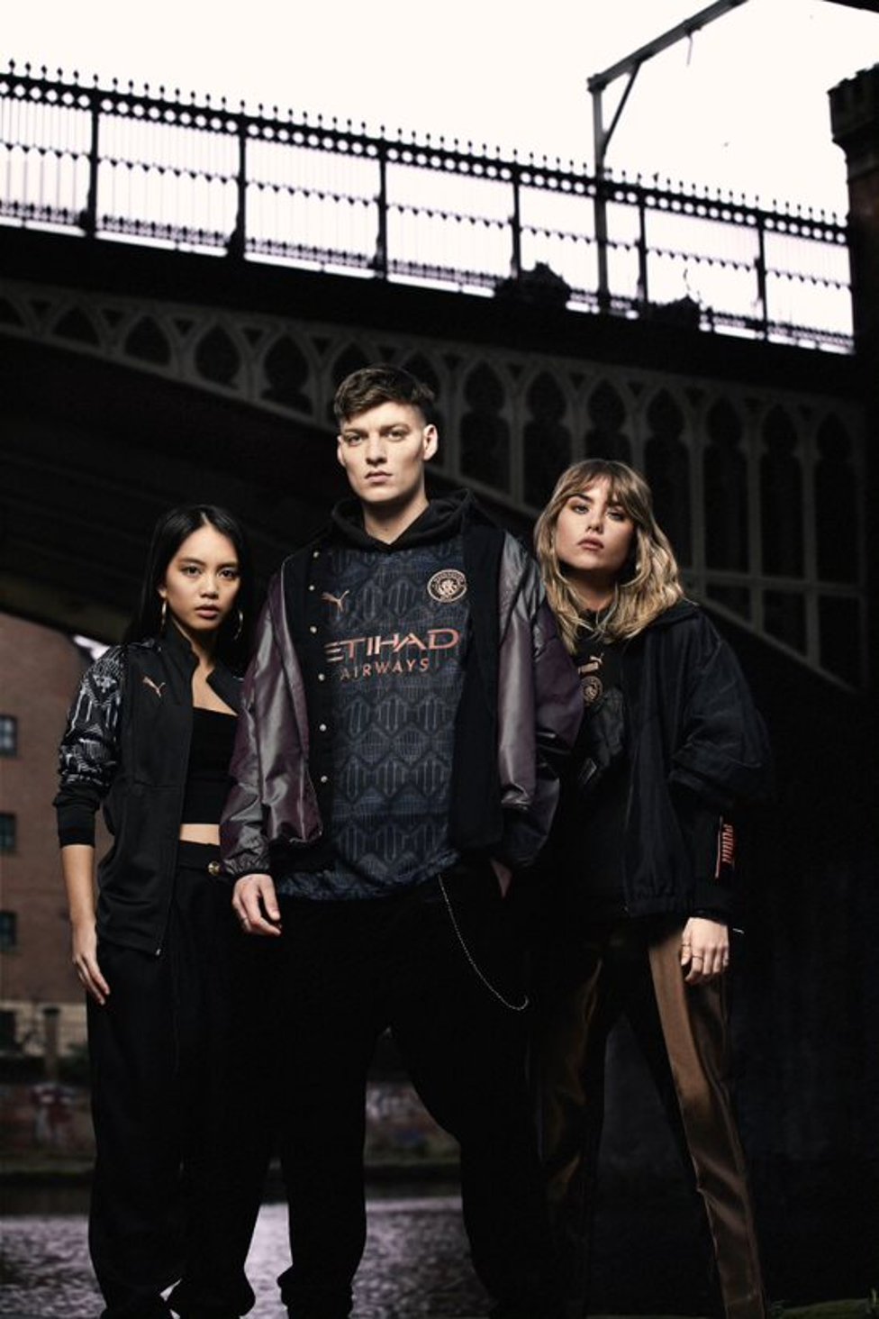 HIT THE STREETS: Our new away collection is inspired by Castlefield and the Bridgewater Canal, an area symbolic of Manchester's past, present and future.