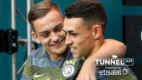 US TOUR 2018: Take a look at what went on in the tunnel during City's win over Bayern Munich 