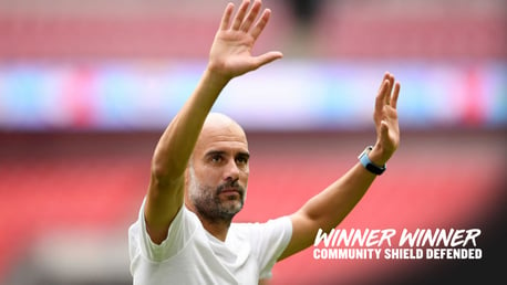 JOB DONE: City retained the Community Shield with a shoot-out win over Liverpool at Wembley