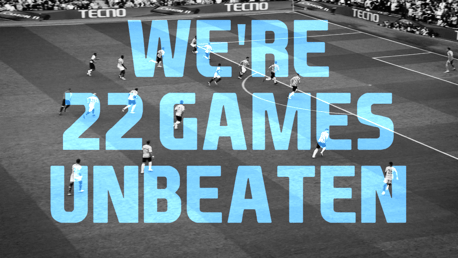 CITY V NEWCASTLE: Our undefeated streak.