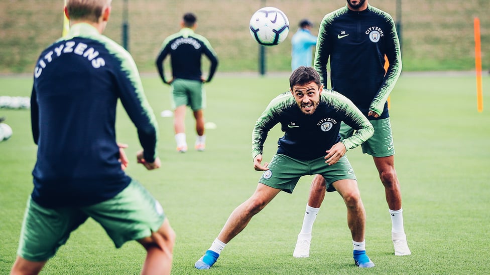 GET YOUR HEAD IN THE GAME : Birthday boy Bernardo.