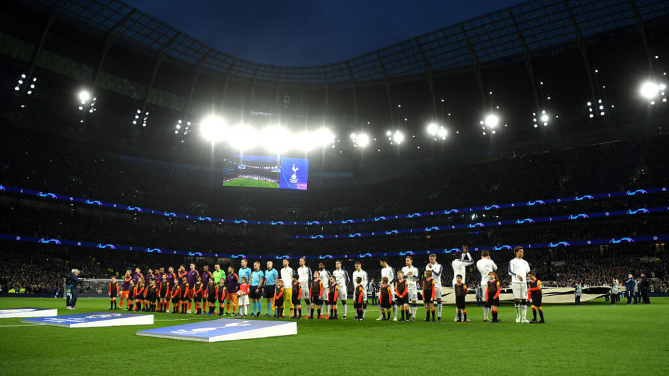 BREAKING NEW GROUND : Tonight's game was the first European tie at the Tottenham Hotspur Stadium