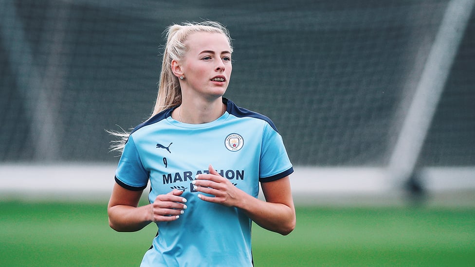 NEW BLUE : Our summer signing Chloe Kelly