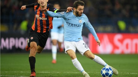 SILVA STREAK: Bernardo drills home City's third goal