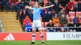 WHITE HOT: Ellen White celebrates in front of the jubilant City fans