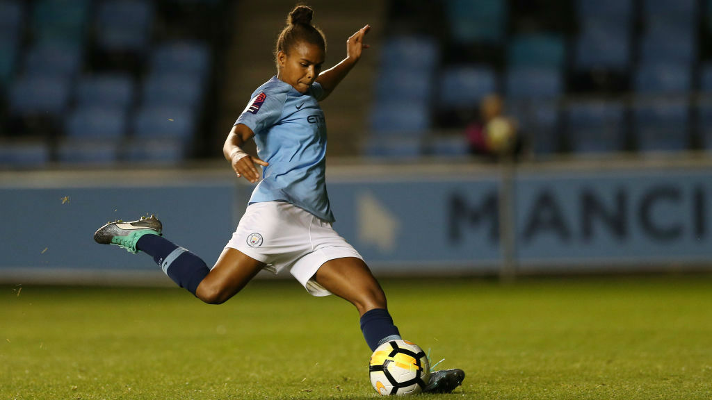 HAT-TRICK QUEEN: Nikita Parris.