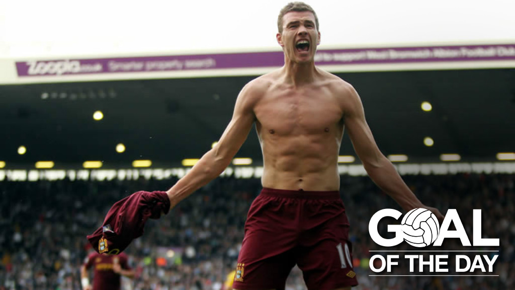 SUPER SUB: Dzeko came off the bench to give City a 2-1 win against West Brom in 2012.