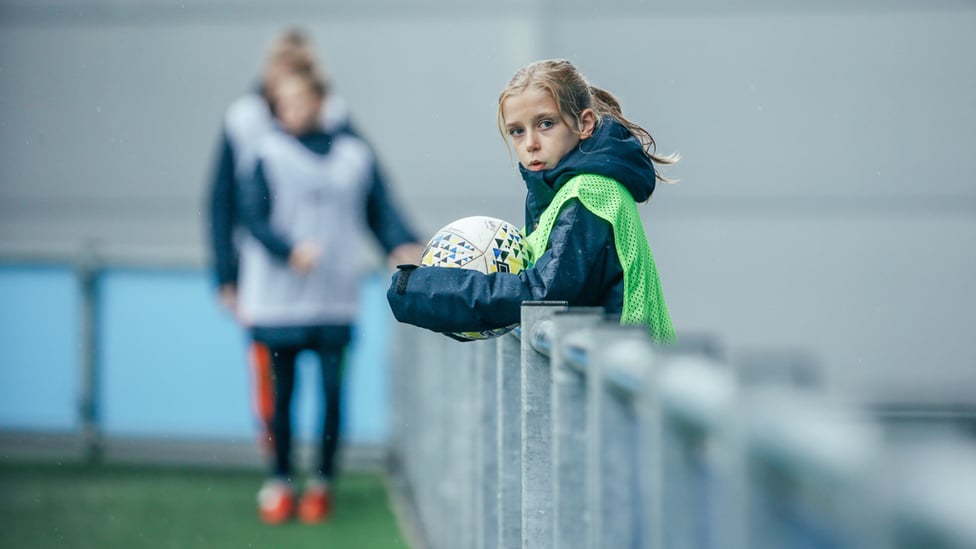 FROM THE SIDELINES : U10s player and ball girl Emma watches her heroes