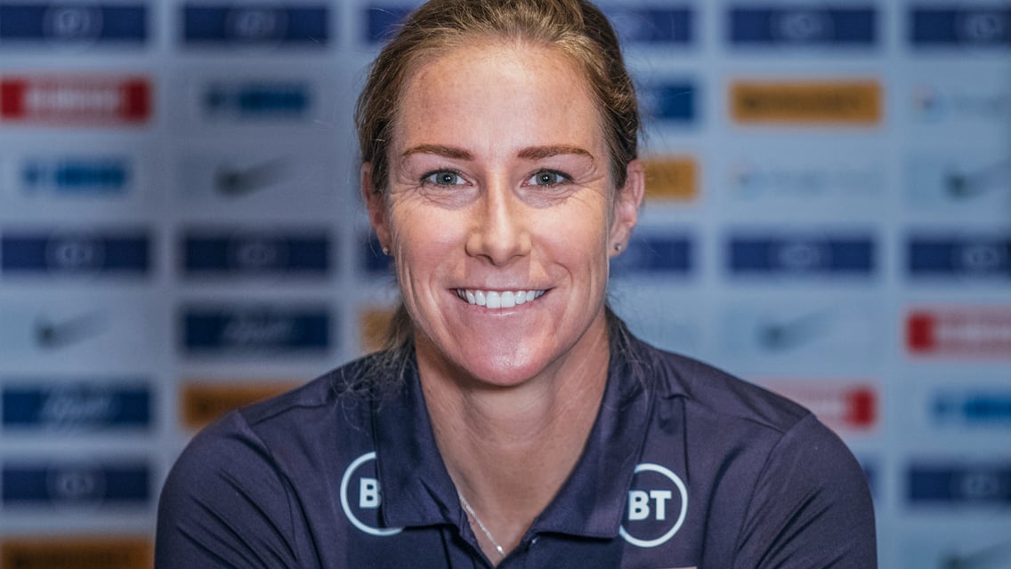 SAFE HANDS: City and England goalkeeper Karen Bardsley in focus...