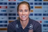 SAFE HANDS: City and England goalkeeper Karen Bardsley in focus...