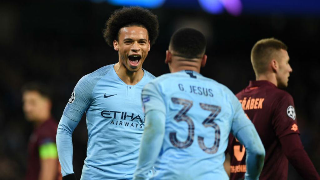 FRIENDS REUNITED: Leroy Sane will be up against his former club Schalke in the Champions League