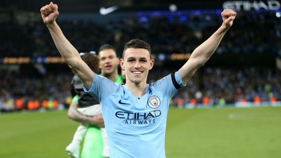 HE'S ONE OF OUR OWN: Phil Foden.