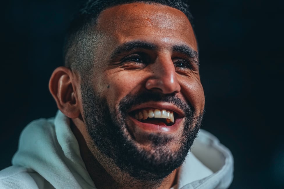 FAMILIAR SIGHT : Seeing Mahrez with a big smile has become normal!