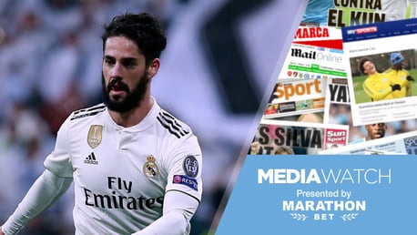 MEDIA WATCH: Real Madrid have apparently named their price for alleged City target Isco...