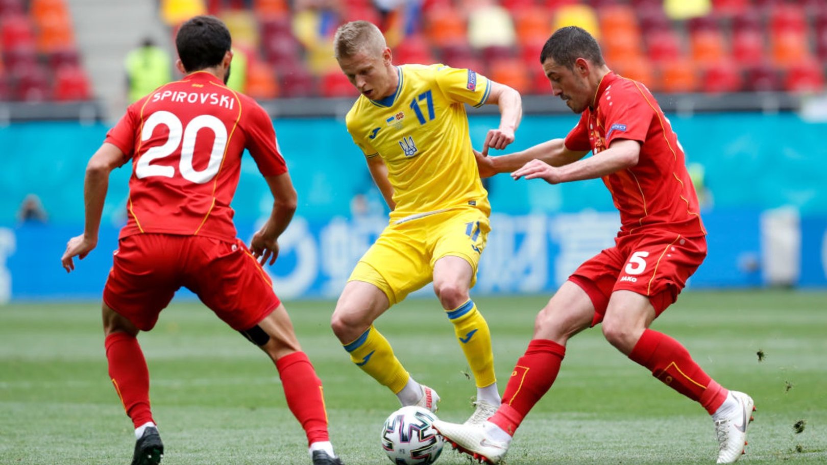 Zinchenko helps Ukraine to first Euro 2020 win