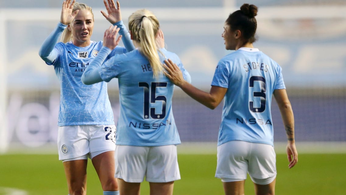 Hemp hits a stunner as City secure UWCL progress