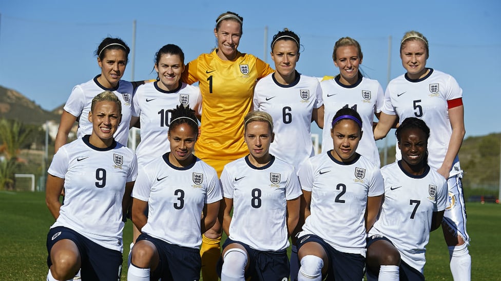 CAPTAIN : Steph Houghton captains England for the first time in a draw against Norway back in 2014.