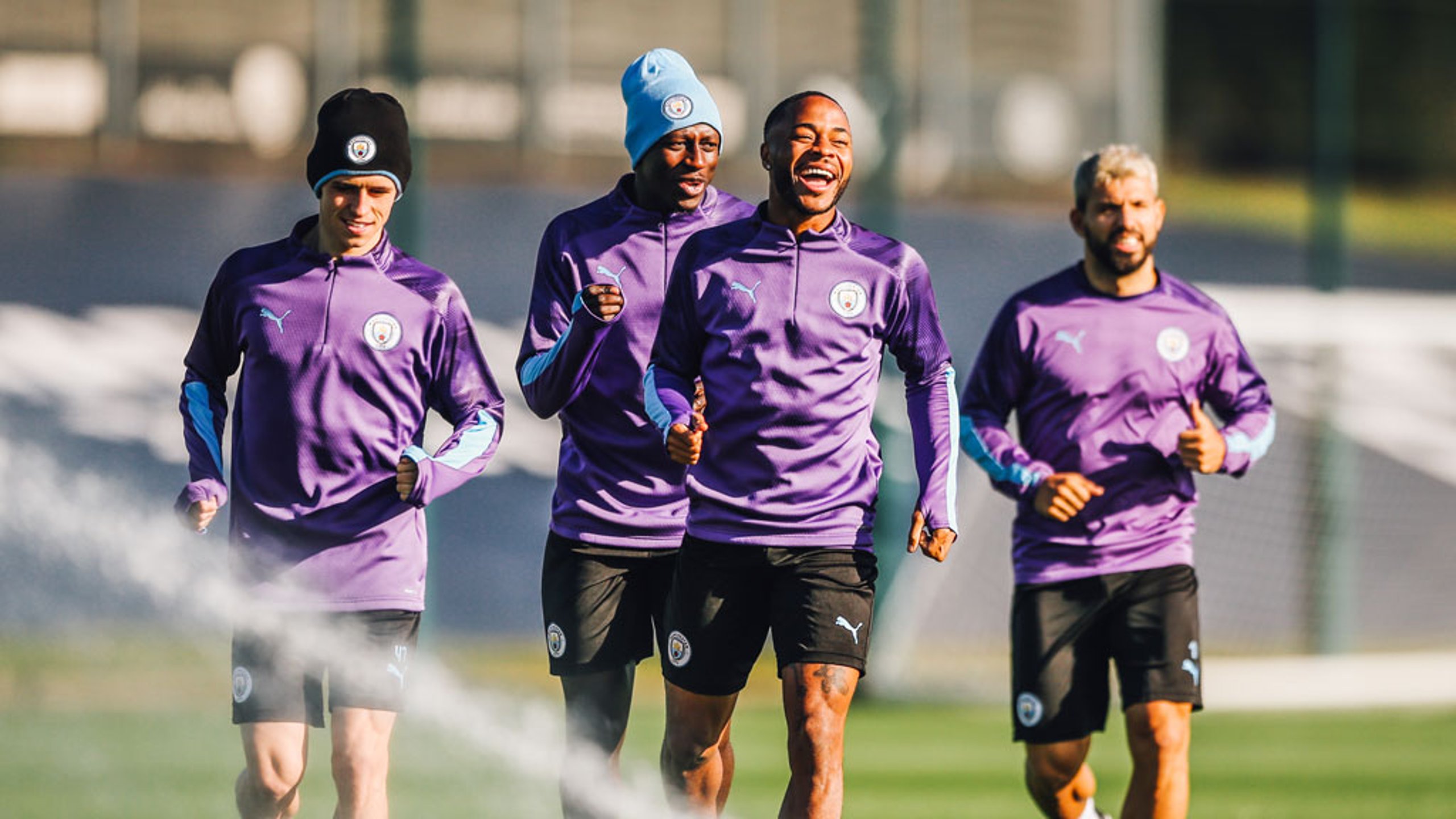 TRAINING: Fun in the sun ahead of Villa visit