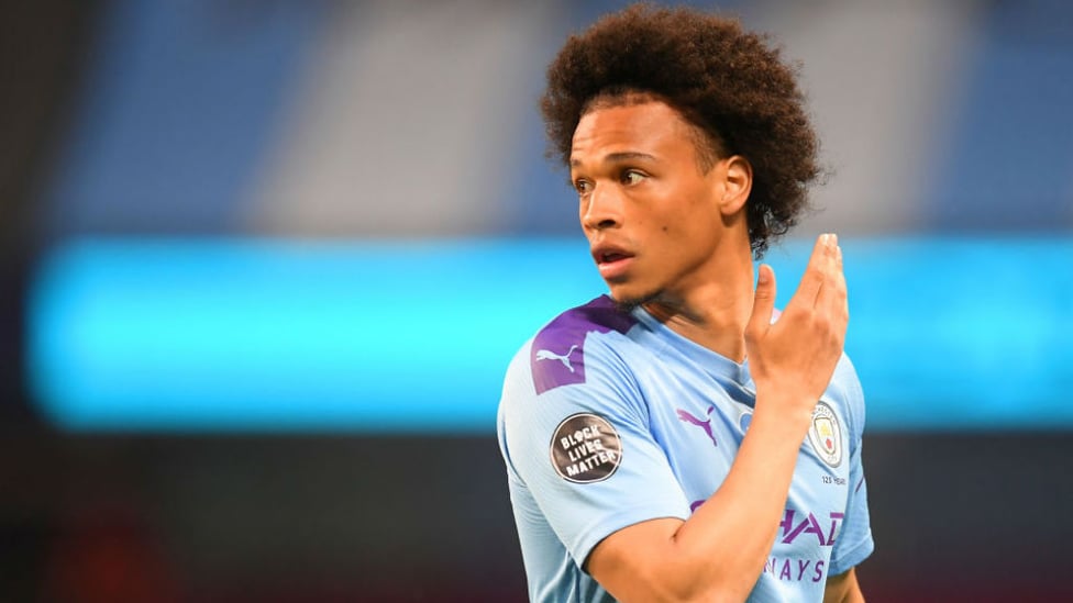 FAREWELL: Leroy's final City appearance was as a substitute against Burnley last month