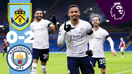 Burnley 0-2 City: resumen breve