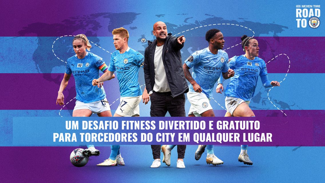 Prepare-se para o Nexen Road to Man City, o desafio fitness virtual!