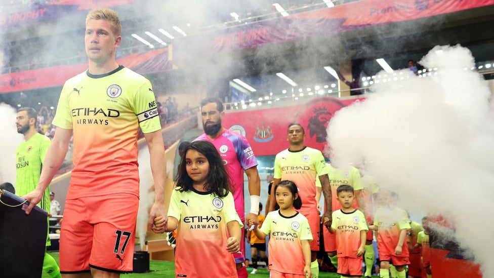 BRIGHT START : City donned their new third kit