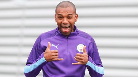 LET'S GO: Fernandinho is ready for Wolves on Sunday