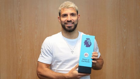 POTM: Sergio Aguero has won February's Player of the Month award 