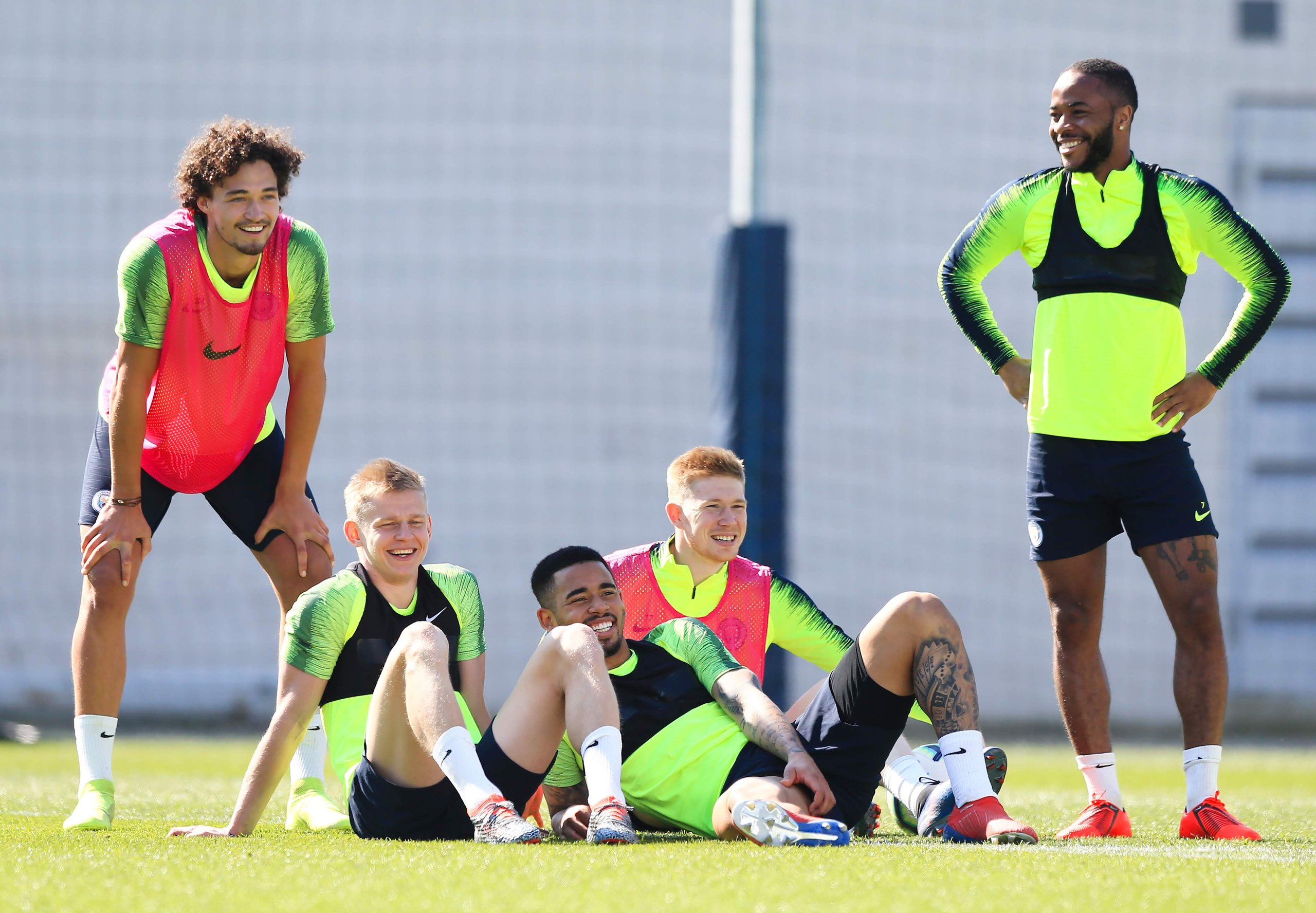 Fun in the sun: City train ahead of Fulham