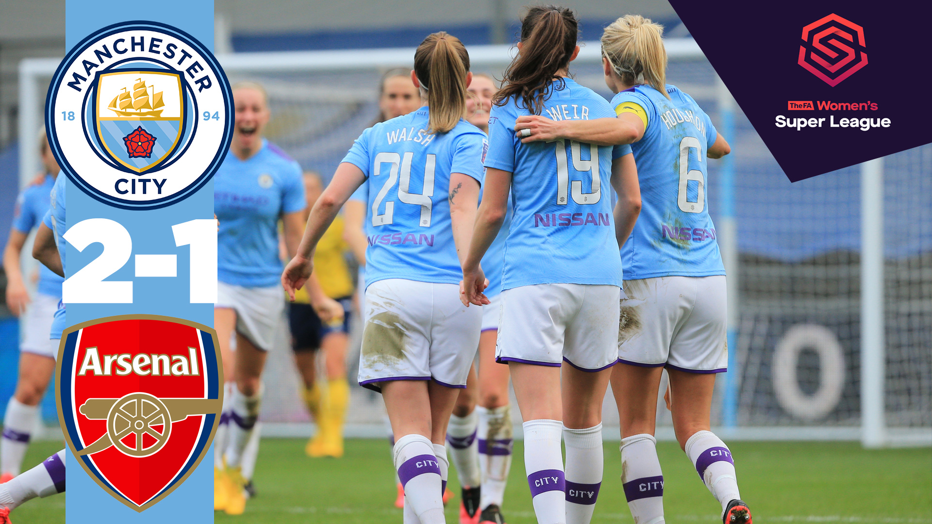 Manchester City 2-1 Arsenal: Women's Super League – as it happened, Women's  Super League