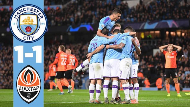 City 1-1 Shakhtar: Full match replay