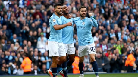 NOMINEES: Sergio Aguero, Bernardo Silva and Raheem Sterling are shortlisted for Premier League Player of the Season.