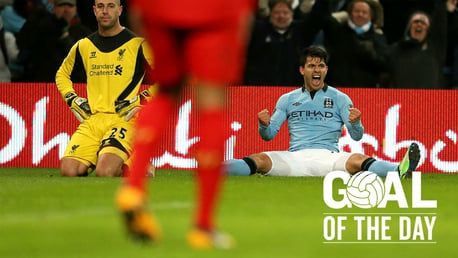 Goal of the Day: Aguero v Liverpool 2013