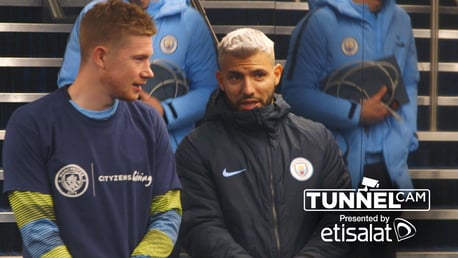 City 3-1 Everton: Tunnel Cam 