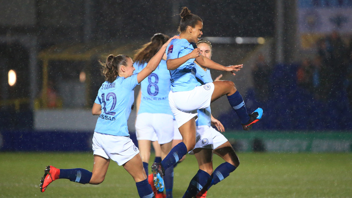 ON FIRE: Nikita Parris has scored eight times in six games