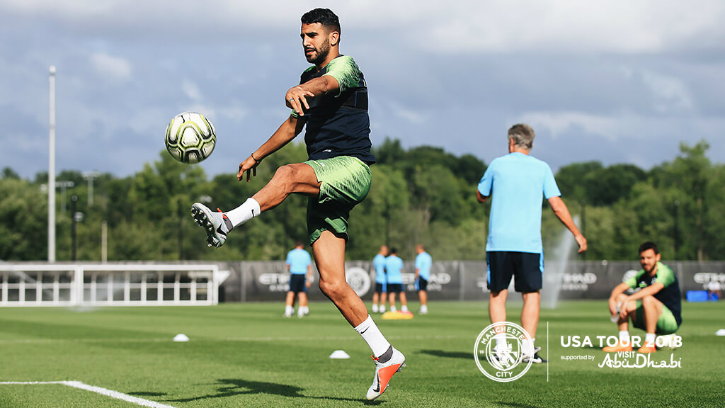 CONTROL: Riyad Mahrez shows off his skill