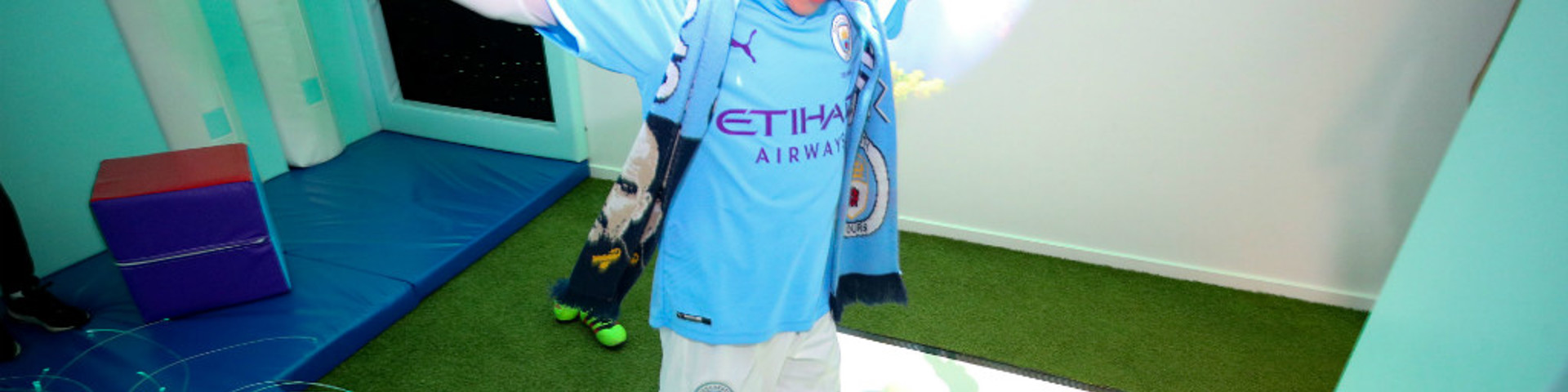 NOW OPEN: The sensory room at the Etihad Stadium.
