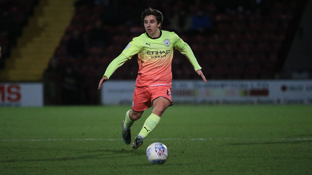 MIDDLE MAN : Midfielder Adrian Bernabe in action for City at the Sands Venue Stadium