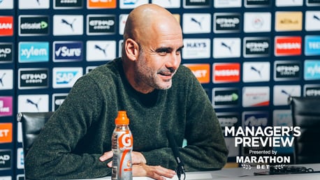 PREVIEW: Pep Guardiola speaks to journalists ahead of City's game against Arsenal.