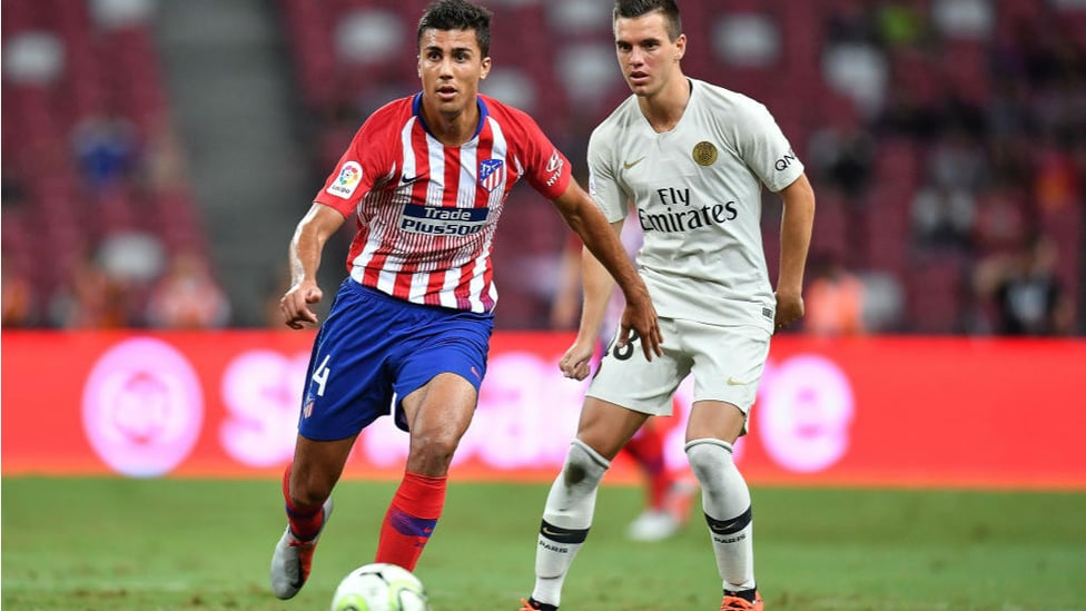 STAR IN STRIPES : Rodri also impressed in Atletico's International Champions Cup clash against Paris St Germain