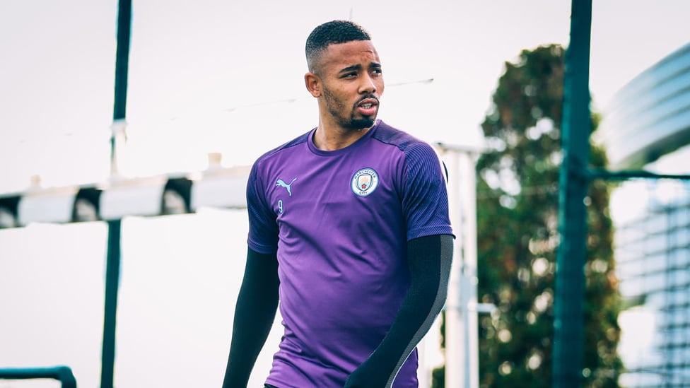 IN THE ZONE : A thousand yard stare from Gabriel Jesus.