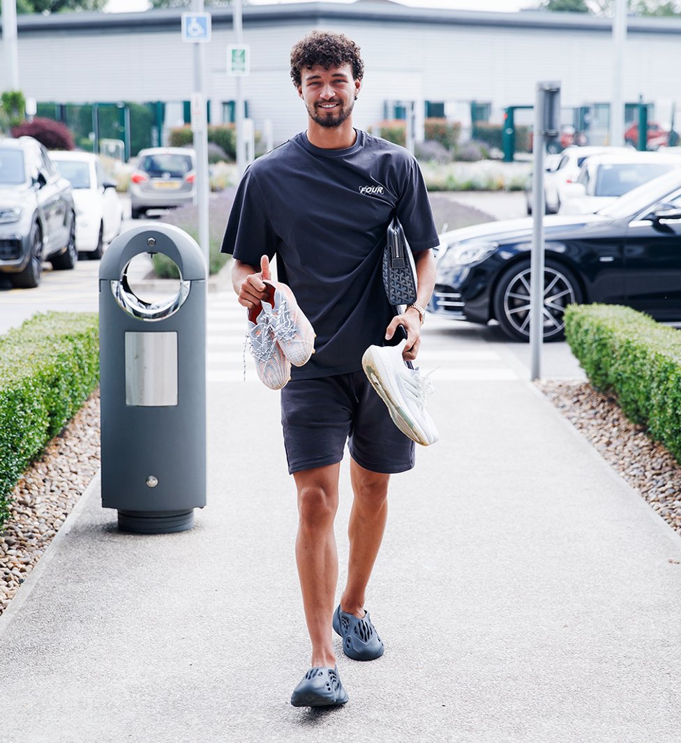 BACK TO THE GRIND: Defender Philippe Sandler was amongst the first returnees for pre-season training 