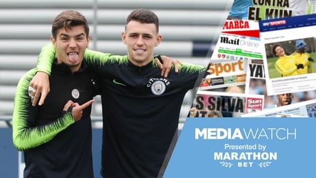 STAR QUALITY: Brahim Diaz and Phil Foden