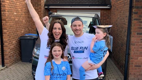 City fans from around the world complete Blue Run for City in the Community