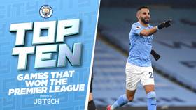 The Top 10 games that won the Premier League