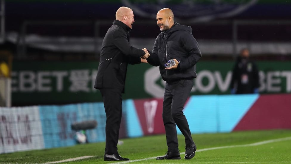 RESPECT : Pre-match pleasantries from the managers.