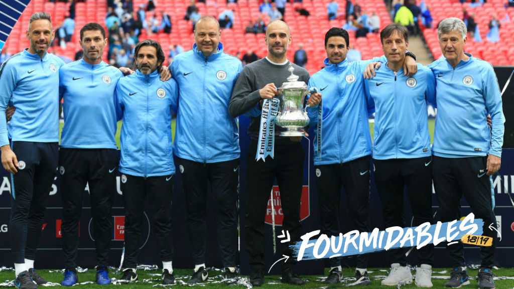 Pep salutes City's Fourmidables