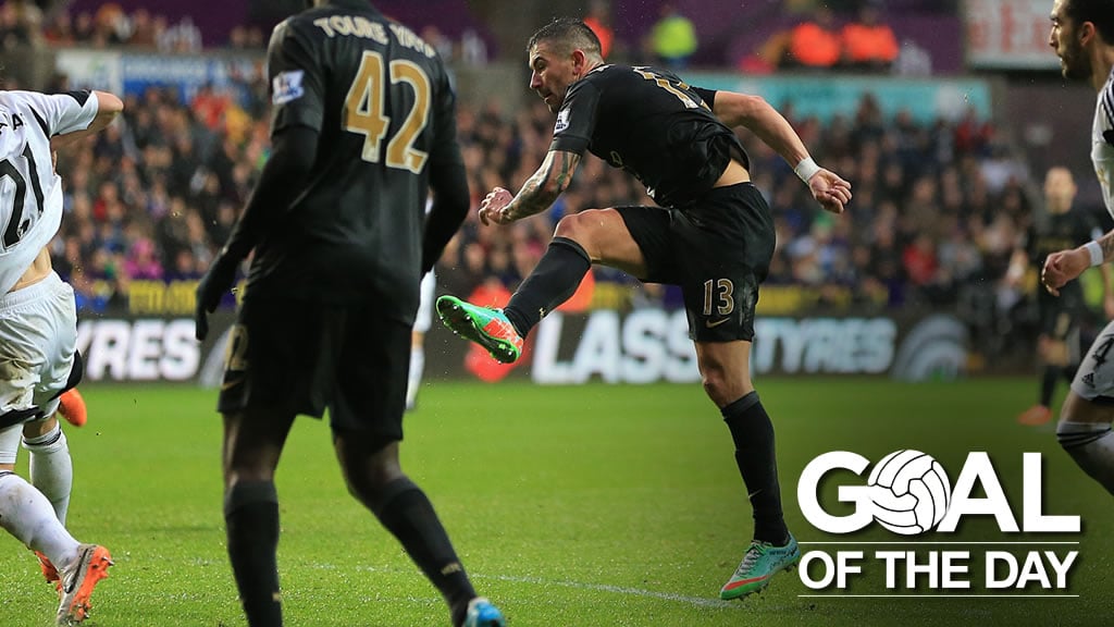 Goal of the Day: Kolarov v Swansea