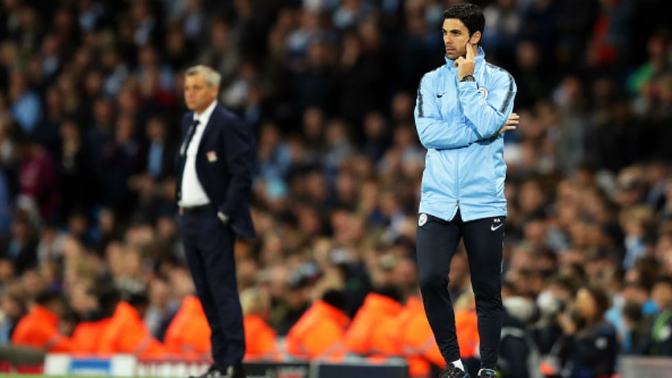 TEMPORARY CHARGE : Assistant coach Mikel Arteta takes charge against Lyon due to Pep's one-match Champions League touchline ban