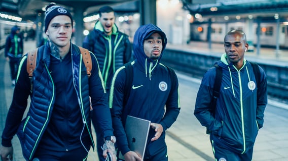 BRAZILIAN BLEND: Ederson, Gabriel Jesus and Fernandinho arrive in the capital